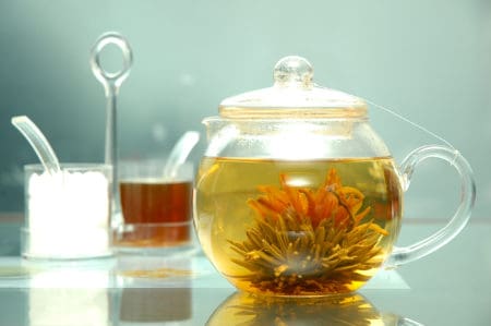 Flowering tea