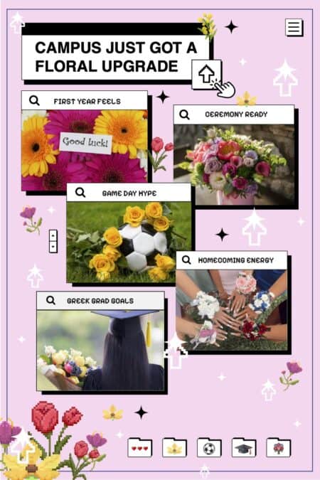 campus just got a floral upgrade